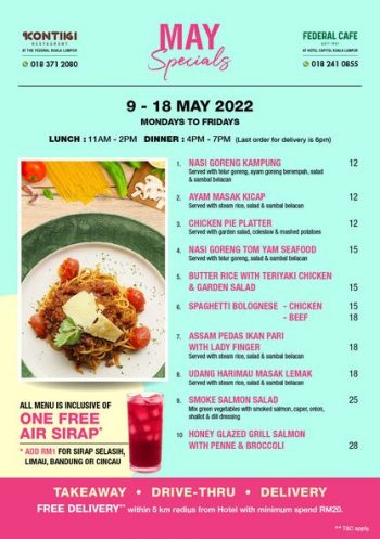 The-Federal-May-Special-350x497 - Beverages Food , Restaurant & Pub Kuala Lumpur Promotions & Freebies Selangor 