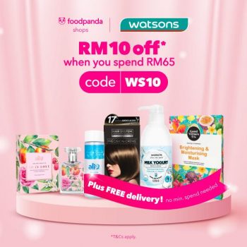 Watsons-FoodPanda-RM10-OFF-Promo-Code-Promotion-350x350 - Johor Kedah Kelantan Kuala Lumpur Melaka Negeri Sembilan Online Store Others Pahang Penang Perak Perlis Promotions & Freebies Putrajaya Sabah Sarawak Selangor Terengganu 