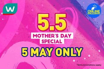 Watsons-Online-5.5-Mothers-Day-Sale-350x232 - Beauty & Health Cosmetics Health Supplements Johor Kedah Kelantan Kuala Lumpur Malaysia Sales Melaka Negeri Sembilan Online Store Pahang Penang Perak Perlis Personal Care Putrajaya Sabah Sarawak Selangor Terengganu 