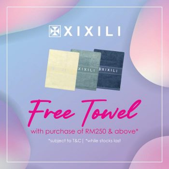 Xixili-Free-Towel-Promotion-350x350 - Fashion Accessories Fashion Lifestyle & Department Store Johor Lingerie Pahang Promotions & Freebies Underwear 