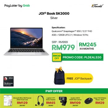 iTworld-Grab-PayLater-Deal-5-350x350 - Computer Accessories Electronics & Computers IT Gadgets Accessories Johor Kedah Kelantan Kuala Lumpur Melaka Negeri Sembilan Online Store Pahang Penang Perak Perlis Promotions & Freebies Putrajaya Sabah Sarawak Selangor Terengganu 