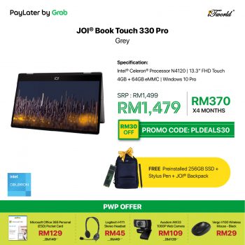 iTworld-Grab-PayLater-Deal-7-350x350 - Computer Accessories Electronics & Computers IT Gadgets Accessories Johor Kedah Kelantan Kuala Lumpur Melaka Negeri Sembilan Online Store Pahang Penang Perak Perlis Promotions & Freebies Putrajaya Sabah Sarawak Selangor Terengganu 