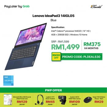 iTworld-Grab-PayLater-Deal-9-350x350 - Computer Accessories Electronics & Computers IT Gadgets Accessories Johor Kedah Kelantan Kuala Lumpur Melaka Negeri Sembilan Online Store Pahang Penang Perak Perlis Promotions & Freebies Putrajaya Sabah Sarawak Selangor Terengganu 