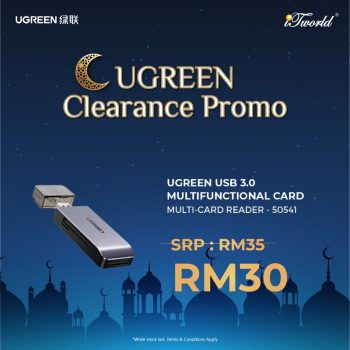 iTworld-Ugreen-Clearance-Promo-4-350x350 - Computer Accessories Electronics & Computers IT Gadgets Accessories Johor Kedah Kelantan Kuala Lumpur Melaka Negeri Sembilan Pahang Penang Perak Perlis Promotions & Freebies Putrajaya Sabah Sarawak Selangor Terengganu 