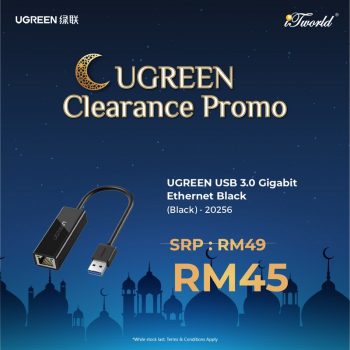 iTworld-Ugreen-Clearance-Promo-7-350x350 - Computer Accessories Electronics & Computers IT Gadgets Accessories Johor Kedah Kelantan Kuala Lumpur Melaka Negeri Sembilan Pahang Penang Perak Perlis Promotions & Freebies Putrajaya Sabah Sarawak Selangor Terengganu 