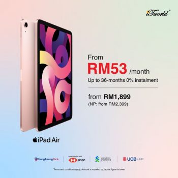 iTworld-iPad-Air-Promo-1-1-350x350 - Computer Accessories Electronics & Computers IT Gadgets Accessories Johor Kedah Kelantan Kuala Lumpur Melaka Mobile Phone Negeri Sembilan Online Store Pahang Penang Perak Perlis Promotions & Freebies Putrajaya Sabah Sarawak Selangor Tablets Terengganu 