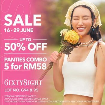 6IXTY8IGHT-End-Of-Season-Sale-at-Mitsui-Outlet-Park-350x349 - Fashion Accessories Fashion Lifestyle & Department Store Lingerie Malaysia Sales Selangor Underwear 