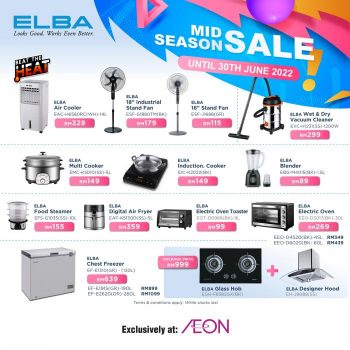 AEON-ELBA-Mid-Season-Sale-Promotion-350x350 - Electronics & Computers Home Appliances Johor Kedah Kelantan Kitchen Appliances Kuala Lumpur Melaka Negeri Sembilan Pahang Penang Perak Perlis Promotions & Freebies Putrajaya Sabah Sarawak Selangor Supermarket & Hypermarket Terengganu 