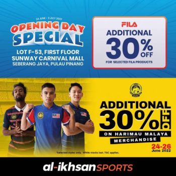 Al-Ikhsan-Opening-Promotion-at-Sunway-Carnival-Mall-350x350 - Apparels Fashion Accessories Fashion Lifestyle & Department Store Footwear Penang Promotions & Freebies Sportswear 