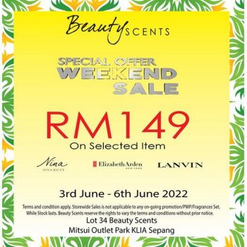 Beauty-Scents-Weekend-Sale-at-Mitsui-Outlet-Park-350x350 - Beauty & Health Cosmetics Malaysia Sales Personal Care Selangor 