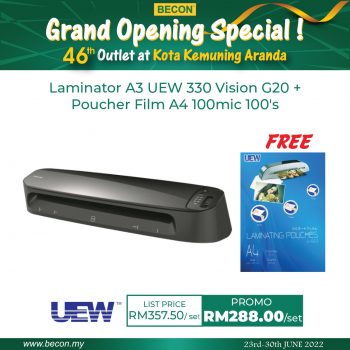 Becon-Stationery-Grand-Opening-Special-at-Kota-Kemuning-Aranda-11-350x350 - Books & Magazines Promotions & Freebies Selangor Stationery 