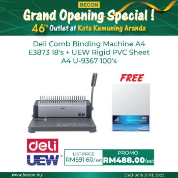 Becon-Stationery-Grand-Opening-Special-at-Kota-Kemuning-Aranda-12-350x350 - Books & Magazines Promotions & Freebies Selangor Stationery 