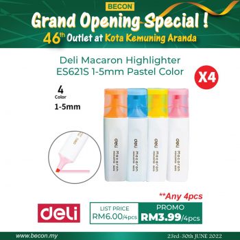 Becon-Stationery-Grand-Opening-Special-at-Kota-Kemuning-Aranda-5-350x350 - Books & Magazines Promotions & Freebies Selangor Stationery 