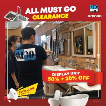 Big-Bath-Clearance-Sale-4-350x350 - Home & Garden & Tools Kuala Lumpur Sanitary & Bathroom Selangor Warehouse Sale & Clearance in Malaysia 