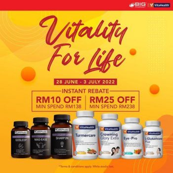 Big-Pharmacy-Big-Mad-Sales-VitaHealth-Promotion-350x350 - Beauty & Health Health Supplements Johor Kedah Kelantan Kuala Lumpur Melaka Negeri Sembilan Pahang Penang Perak Perlis Promotions & Freebies Putrajaya Sabah Sarawak Selangor Terengganu 