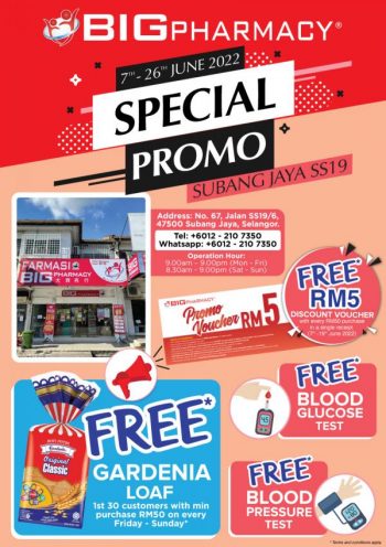 Big-Pharmacy-Special-Promotion-at-Subang-Jaya-SS19-350x496 - Beauty & Health Health Supplements Personal Care Promotions & Freebies Selangor 