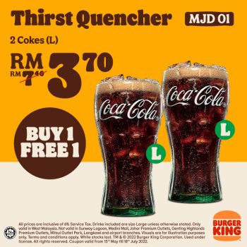 Burger-King-Digital-Coupon-Deals-2-1-350x350 - Beverages Burger Food , Restaurant & Pub Johor Kedah Kelantan Kuala Lumpur Melaka Negeri Sembilan Pahang Penang Perak Perlis Promotions & Freebies Putrajaya Sabah Sarawak Selangor Terengganu 