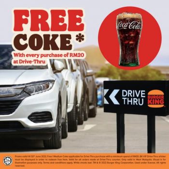 Burger-King-Drive-Thru-VIP-Free-Coke-Promotion-350x349 - Beverages Burger Fast Food Food , Restaurant & Pub Johor Kedah Kelantan Kuala Lumpur Melaka Negeri Sembilan Pahang Penang Perak Perlis Promotions & Freebies Putrajaya Sabah Sarawak Selangor Terengganu 