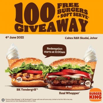 Burger-King-Opening-Deal-at-Caltex-RR-Skudai-1-350x350 - Beverages Food , Restaurant & Pub Johor Promotions & Freebies 
