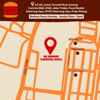 Burger-King-Opening-Deal-at-Sunway-Carnival-Mall-3-350x350 - Beverages Burger Fast Food Food , Restaurant & Pub Penang Promotions & Freebies 