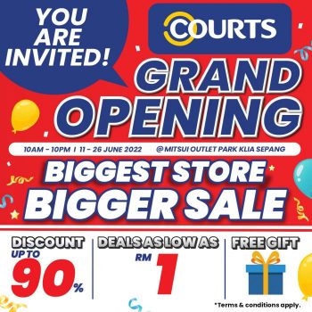 COURTS-Opening-Promotion-at-Mitsui-Outlet-Park-KLIA-Sepang-350x350 - Electronics & Computers Furniture Home & Garden & Tools Home Appliances Home Decor Kitchen Appliances Promotions & Freebies Selangor 