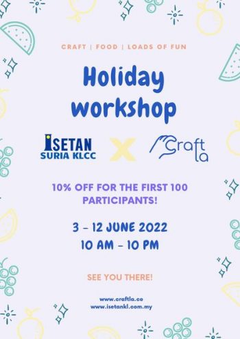 CRAFT-La-Holiday-Workshop-at-Isetan-1-350x495 - Events & Fairs Kuala Lumpur Others Selangor 