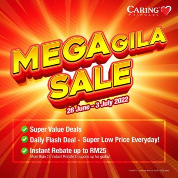 Caring-Pharmacy-Mega-Gila-Sale-350x350 - Beauty & Health Cosmetics Health Supplements Johor Kedah Kelantan Kuala Lumpur Malaysia Sales Melaka Negeri Sembilan Online Store Pahang Penang Perak Perlis Personal Care Putrajaya Sabah Sarawak Selangor Skincare Terengganu 