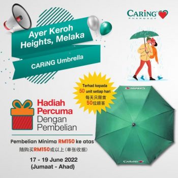 Caring-Pharmacy-Opening-Promotion-at-Ayer-Keroh-Heights-Melaka-1-350x350 - Beauty & Health Health Supplements Melaka Personal Care Promotions & Freebies 