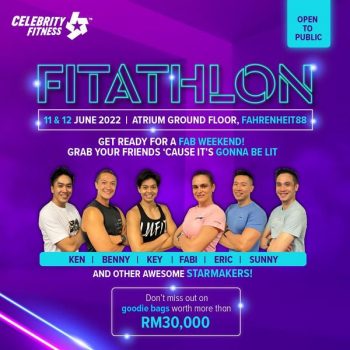 Celebrity-Fitness-Fitathlon-at-Fahrenheit88-350x350 - Events & Fairs Fitness Kuala Lumpur Selangor Sports,Leisure & Travel 
