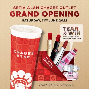 Chagee-Grand-Opening-at-Setia-Alam-350x350 - Beverages Food , Restaurant & Pub Promotions & Freebies Selangor 