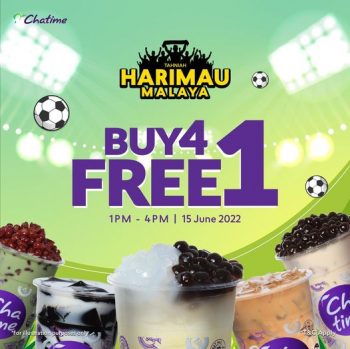 Chatime-Buy-4-Free-1-Promotion-350x349 - Beverages Food , Restaurant & Pub Johor Kedah Kelantan Kuala Lumpur Melaka Negeri Sembilan Pahang Penang Perak Perlis Promotions & Freebies Putrajaya Sabah Sarawak Selangor Terengganu 