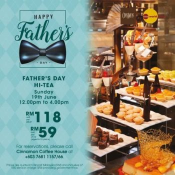 Cinnamon-Coffee-House-Fathers-Day-Special-at-One-World-Hotel-350x350 - Beverages Food , Restaurant & Pub Promotions & Freebies Selangor 