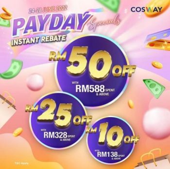 Cosway-PayDay-Instant-Rebate-Promotion-350x349 - Johor Kedah Kelantan Kuala Lumpur Melaka Negeri Sembilan Others Pahang Penang Perak Perlis Promotions & Freebies Putrajaya Sabah Sarawak Selangor Terengganu 