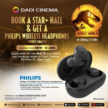 Dadi-Cinema-Jurassic-World-Dominion-Hall-Booking-Deal-1-350x350 - Cinemas Kuala Lumpur Movie & Music & Games Promotions & Freebies Selangor 