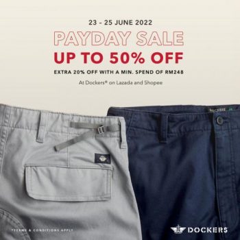 Dockers-Shopee-Lazada-PayDay-Sale-350x350 - Apparels Fashion Accessories Fashion Lifestyle & Department Store Johor Kedah Kelantan Kuala Lumpur Malaysia Sales Melaka Negeri Sembilan Online Store Pahang Penang Perak Perlis Putrajaya Sabah Sarawak Selangor Terengganu 