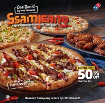 Dominos-Pizza-Ssamjeang-Promotion-350x344 - Beverages Food , Restaurant & Pub Johor Kedah Kelantan Kuala Lumpur Melaka Negeri Sembilan Online Store Pahang Penang Perak Perlis Pizza Promotions & Freebies Putrajaya Sabah Sarawak Selangor Terengganu 