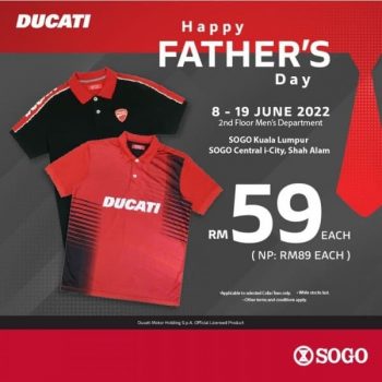 Ducati-Father-Day-Deals-at-SOGO-350x350 - Apparels Fashion Accessories Fashion Lifestyle & Department Store Kuala Lumpur Promotions & Freebies Selangor 