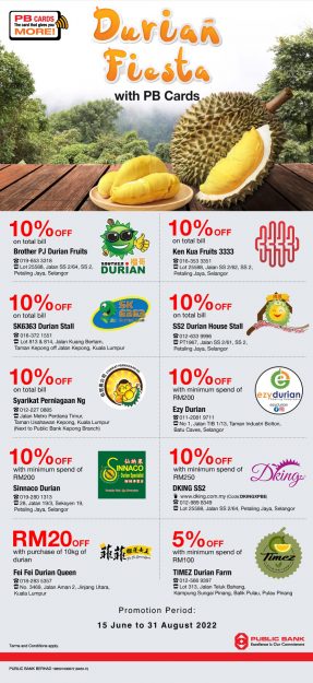 Durian-Fiesta-with-Public-Bank-287x625 - Bank & Finance Beverages Food , Restaurant & Pub Johor Kedah Kelantan Kuala Lumpur Melaka Negeri Sembilan Pahang Penang Perak Perlis Promotions & Freebies Public Bank Putrajaya Sabah Sarawak Selangor Terengganu 