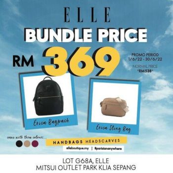 ELLE-June-Promotion-at-Mitsui-Outlet-Park-350x350 - Bags Fashion Accessories Fashion Lifestyle & Department Store Handbags Promotions & Freebies Selangor 