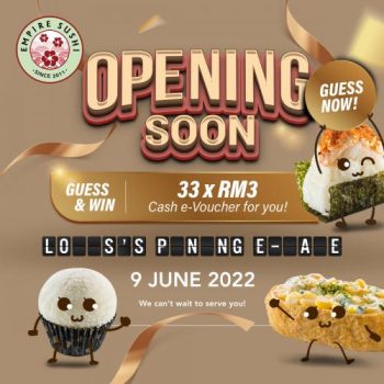 Empire-Sushi-Opening-Promotion-at-Lotus-Penang-E-Gate-350x350 - Beverages Food , Restaurant & Pub Penang Promotions & Freebies Sushi 