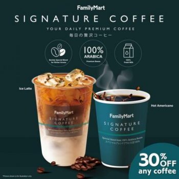 FamilyMart-30-OFF-Coffee-Promotion-350x350 - Beverages Food , Restaurant & Pub Johor Kedah Kelantan Kuala Lumpur Melaka Negeri Sembilan Pahang Penang Perak Perlis Promotions & Freebies Putrajaya Sabah Sarawak Selangor Supermarket & Hypermarket Terengganu 