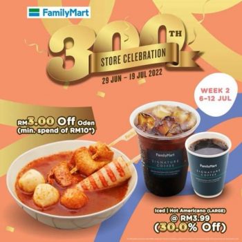 FamilyMart-300-store-milestone-Celebration-Promotion-2-350x350 - Beverages Food , Restaurant & Pub Johor Kedah Kelantan Kuala Lumpur Melaka Negeri Sembilan Pahang Penang Perak Perlis Promotions & Freebies Putrajaya Sabah Sarawak Selangor Supermarket & Hypermarket Terengganu 