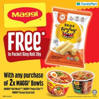 FamilyMart-Maggi-Bowls-FREE-Everbest-Ring-Roll-Promotion-350x350 - Johor Kedah Kelantan Kuala Lumpur Melaka Negeri Sembilan Pahang Penang Perak Perlis Promotions & Freebies Putrajaya Sabah Sarawak Selangor Supermarket & Hypermarket Terengganu 