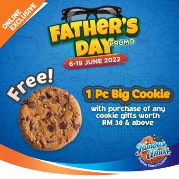 Famous-Amos-Online-Fathers-Day-Promotion-350x350 - Beverages Food , Restaurant & Pub Johor Kedah Kelantan Kuala Lumpur Melaka Negeri Sembilan Online Store Pahang Penang Perak Perlis Promotions & Freebies Putrajaya Sabah Sarawak Selangor Terengganu 