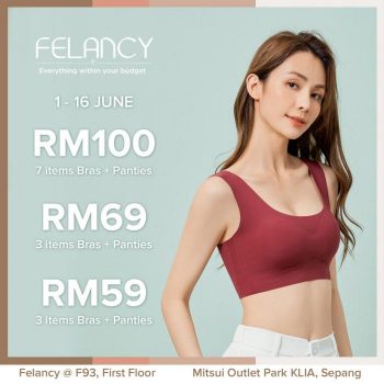 Felancy-Special-Sale-at-Mitsui-Outlet-Park-350x350 - Fashion Accessories Fashion Lifestyle & Department Store Lingerie Malaysia Sales Selangor Underwear 