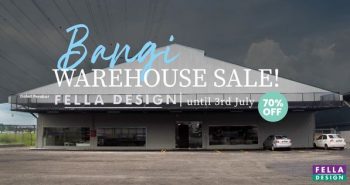 Fella-Design-Warehouse-Sale-at-Bangi-350x185 - Furniture Home & Garden & Tools Home Decor Selangor Warehouse Sale & Clearance in Malaysia 