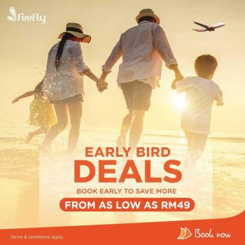 Firefly-Airlines-Early-Bird-Deals-350x350 - Air Fare Johor Kedah Kelantan Kuala Lumpur Melaka Negeri Sembilan Online Store Pahang Penang Perak Perlis Promotions & Freebies Putrajaya Sabah Sarawak Selangor Sports,Leisure & Travel Terengganu 