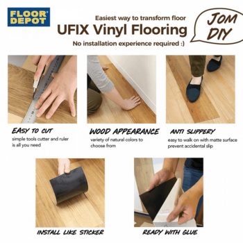Floor-Depot-UFIX-Vinyl-Flooring-Deal-350x350 - Flooring Home & Garden & Tools Johor Kedah Kelantan Kuala Lumpur Melaka Negeri Sembilan Online Store Pahang Penang Perak Perlis Promotions & Freebies Putrajaya Sabah Sarawak Selangor Terengganu 