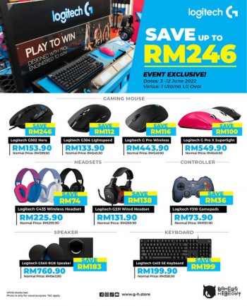 Gamers-Hideout-Logitech-Promo-350x433 - Computer Accessories Electronics & Computers IT Gadgets Accessories Online Store Promotions & Freebies Selangor 