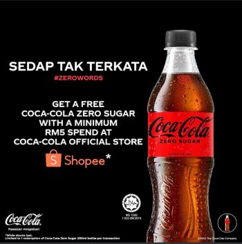 Get-a-Free-Coca-Cola-Zero-Sugar-on-Shopee-350x353 - Johor Kedah Kelantan Kuala Lumpur Melaka Negeri Sembilan Online Store Others Pahang Penang Perak Perlis Promotions & Freebies Putrajaya Sabah Sarawak Selangor Terengganu 